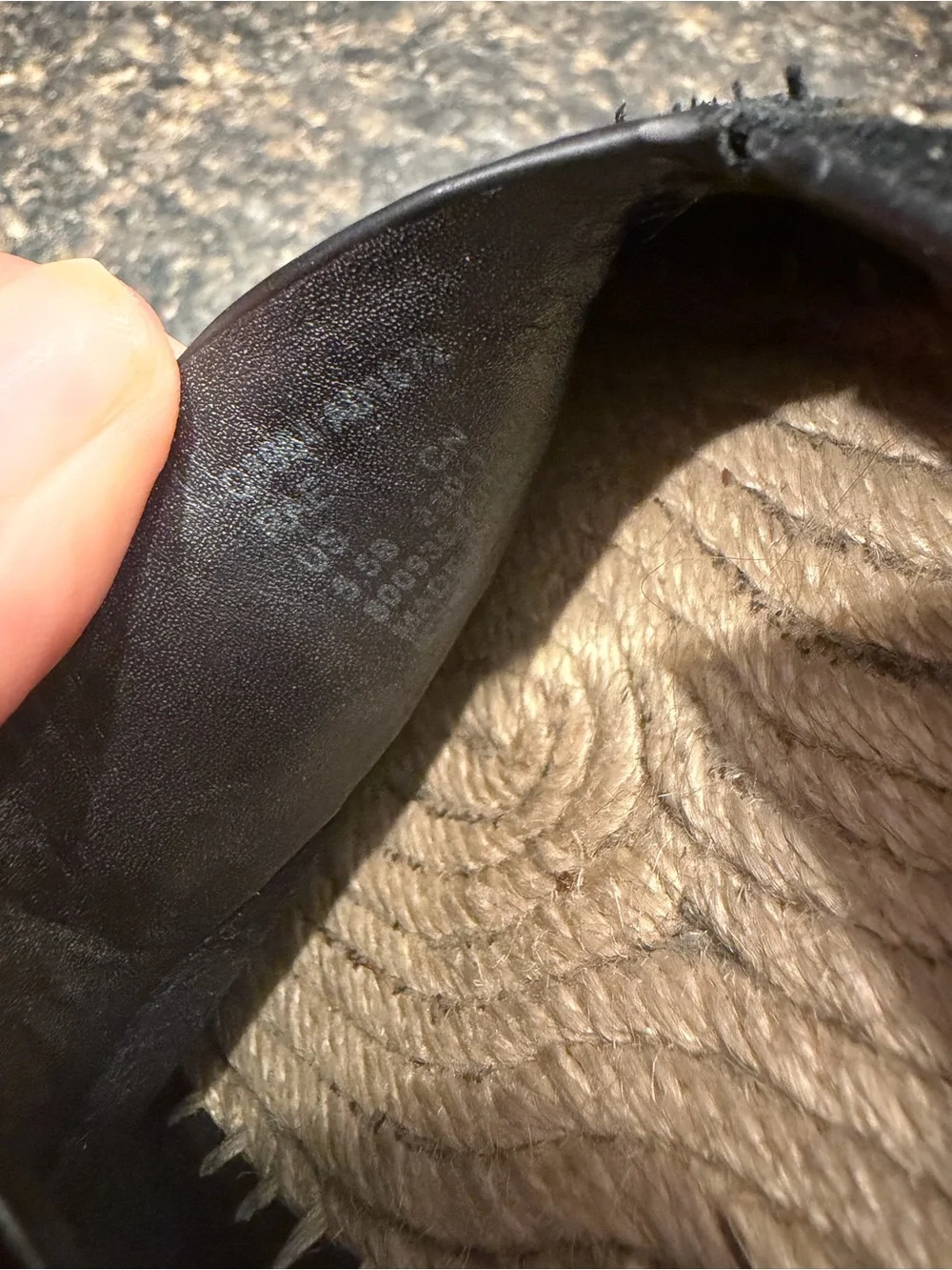 Coach Black Suede Espadrille Slip-On Loafers